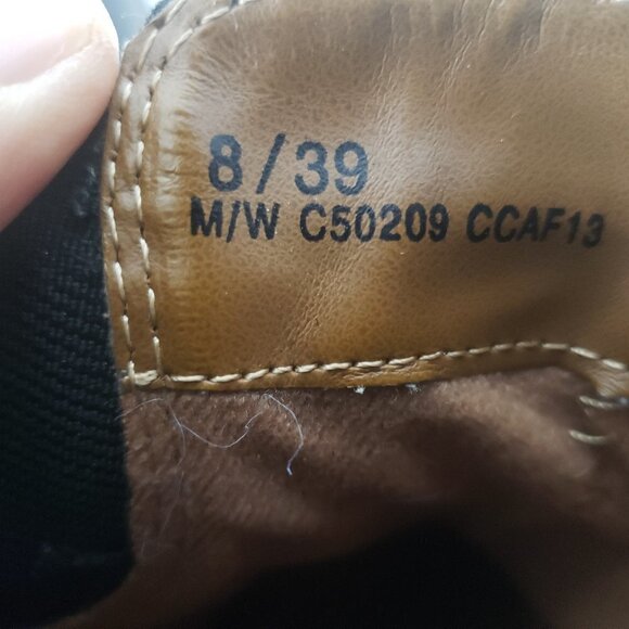 BOC. Black Western Pullon Faux Leather Bootie Size 8 - Picture 11 of 14